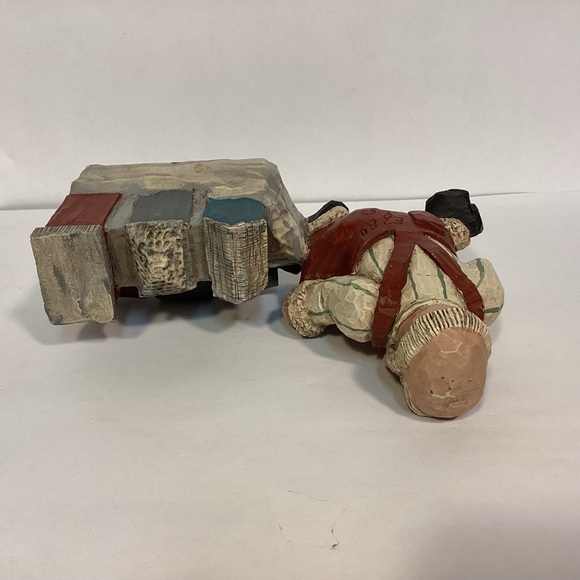 Vintage 80’s  Zimmerman Santa building toys figure, made in Germany - Picture 6 of 9